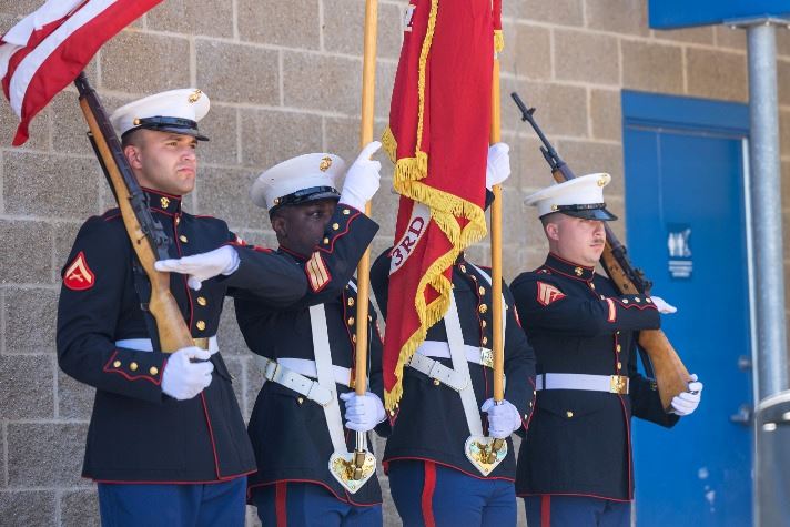 Pfc. Robert C. Burke Rededication Ceremony